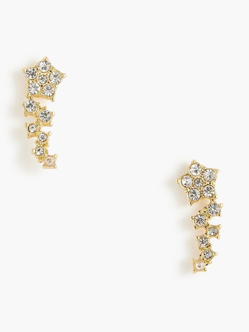 J. Crew Crystal Star Stud Earrings/NWT